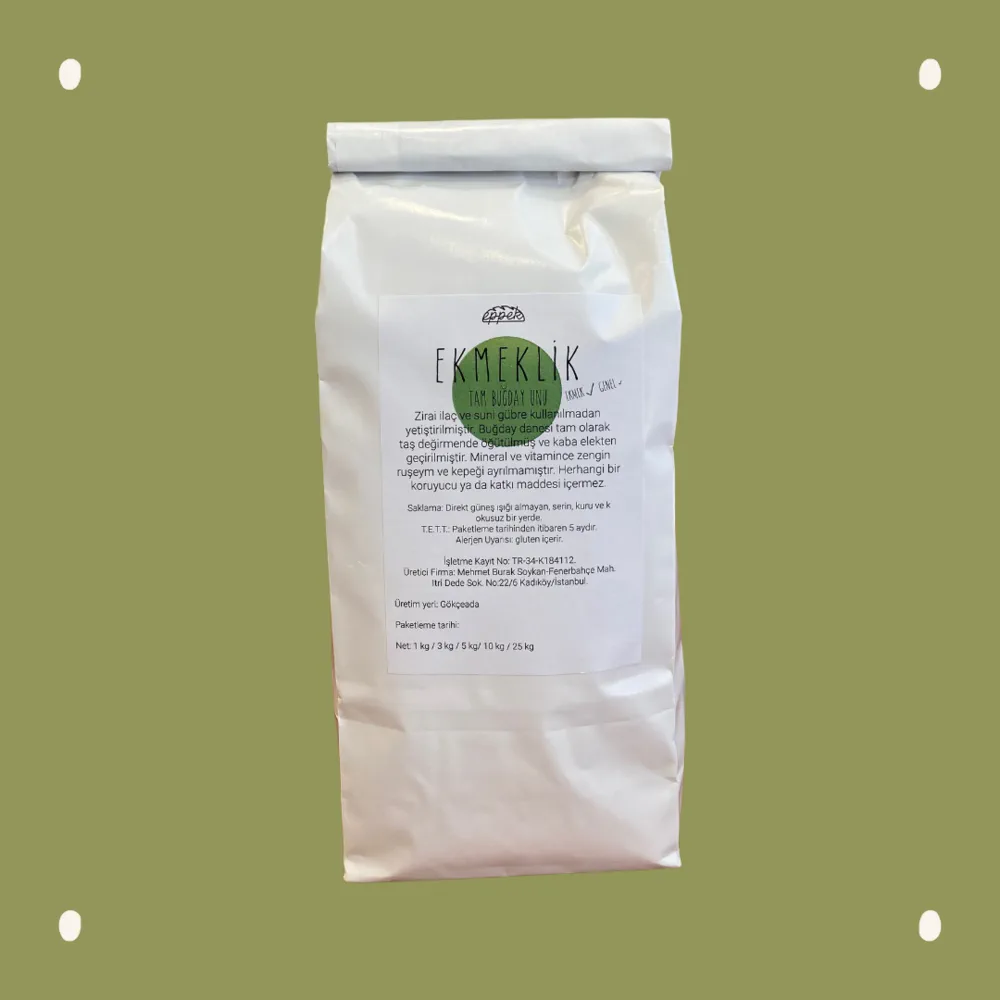 Ekmeklik Tam Buğday Un Harmanı 1 kg
