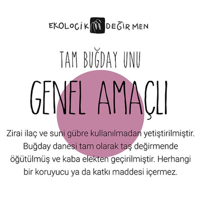 Genel Amaçlı Tam Buğday Un